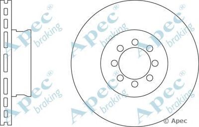 APEC BRAKING dsk2759 -  Тормозной диск